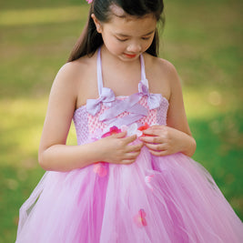 Tangled Rapunzel Flowers Princess Tutu Dress