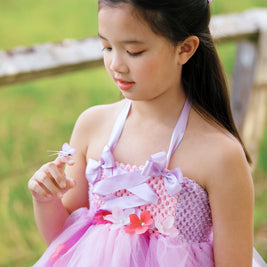 Tangled Rapunzel Flowers Princess Tutu Dress