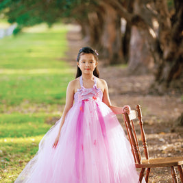 Tangled Rapunzel Flowers Princess Tutu Dress