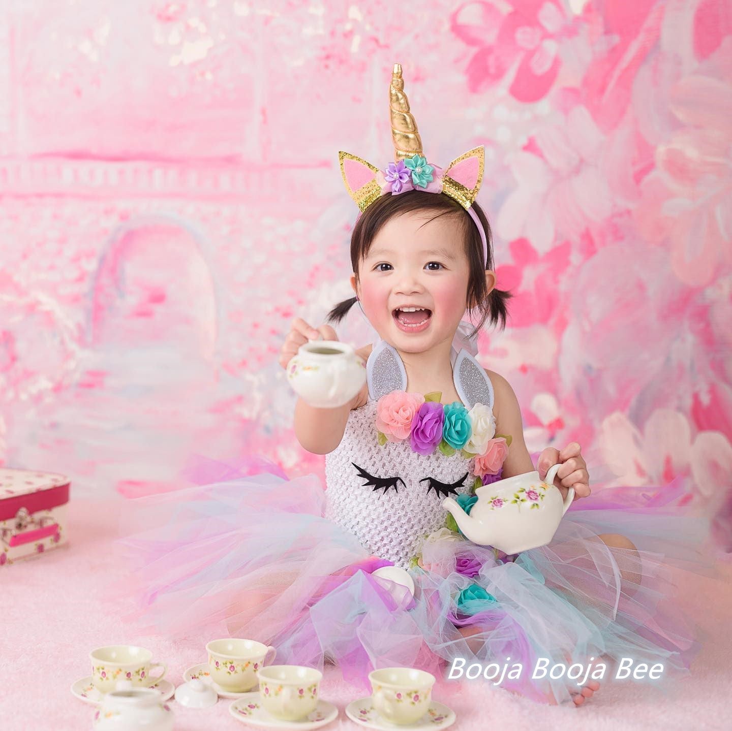Unicorn Rainbow Tutu Dress, Fairy Costume for Birthday Party
