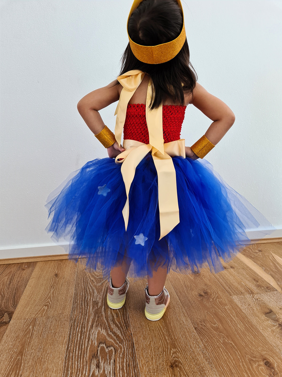 Girls' Wonder Woman Tutu Dress Costume