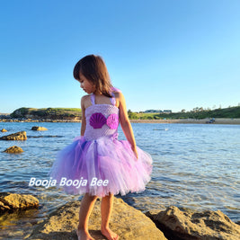 Girls 1st sea purple mermaid tutu dress, Deep in the sea party