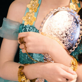 Jasmine Inspired Princess Dress for Girls – Elegant and Luxury Arabian Costume for Birthday & Party