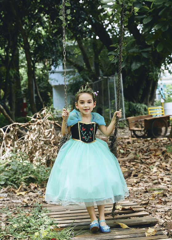 Anna coronation gown dress, Princess cosplay Aged 3-10