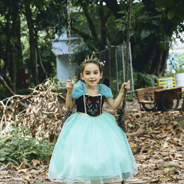 Anna coronation gown dress, Princess cosplay Aged 3-10