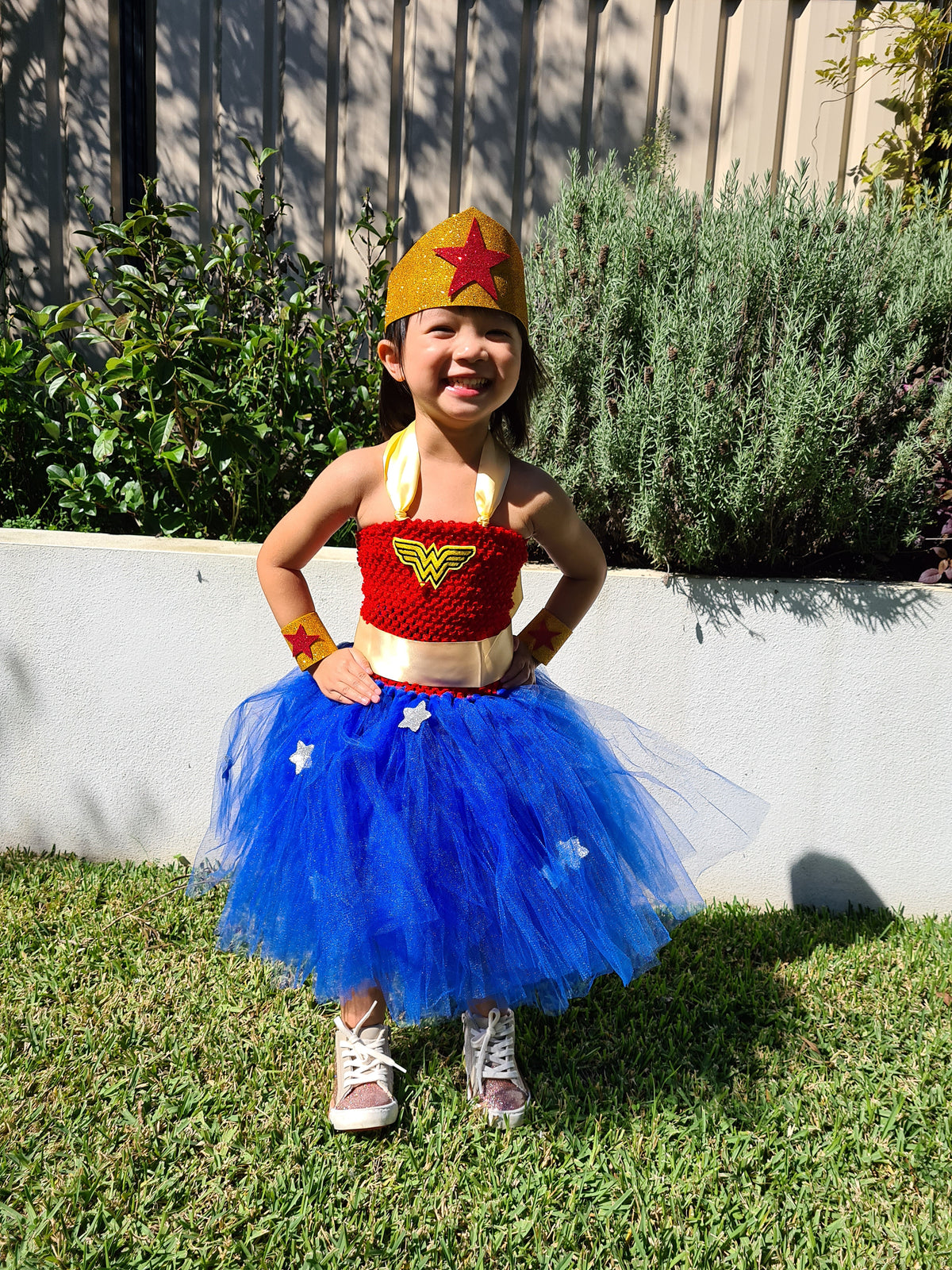 Girls' Wonder Woman Tutu Dress Costume