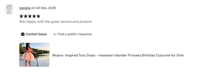 Moana Inspired Tutu Dress – Hawaiian Islander Ocean Princess Birthday Costume for Girls