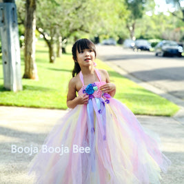 Unicorn Rainbow Tutu Dress sets for 1st Birthday, Little Pony Pastel Party Wear