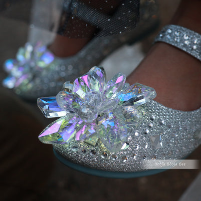 Frozen Elsa rhinestones princess magic shoes