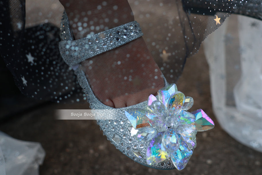 Frozen Elsa rhinestones princess magic shoes