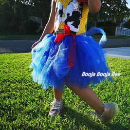 Toy Story Jessie cowgirl deluxe tutu dress set, Disney cosplay costume set (3pcs)