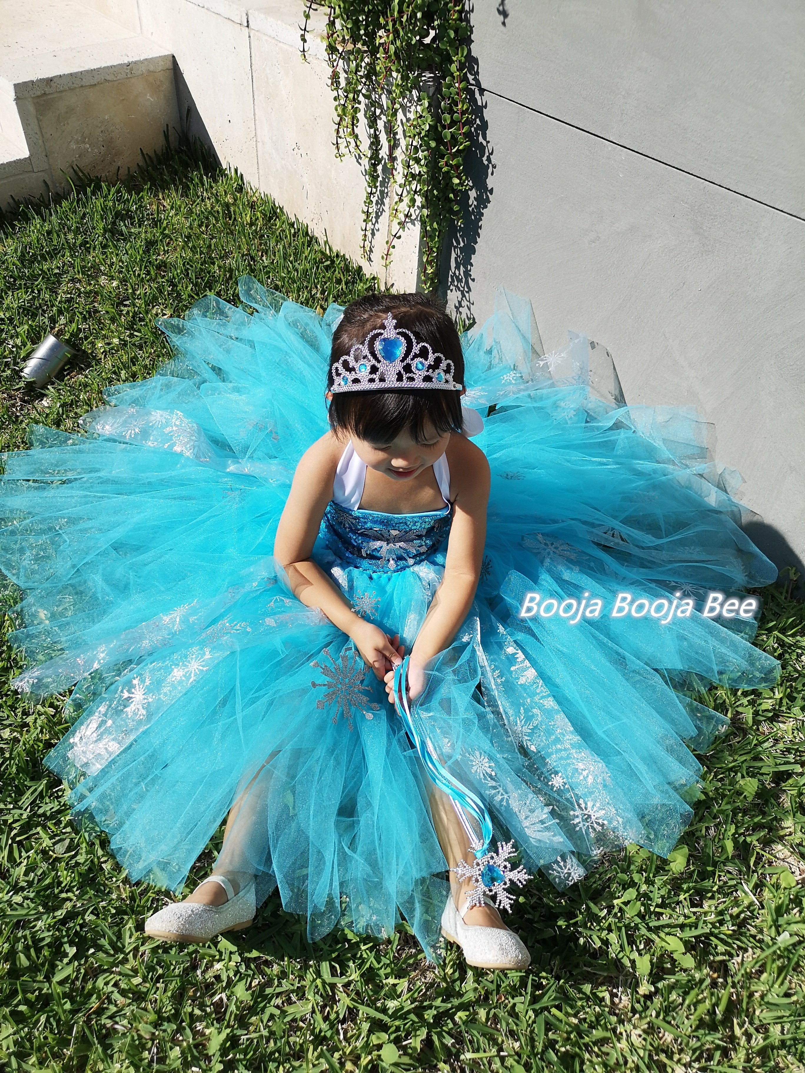 Frozen Elsa Enchanting tutu dress for Birthday, Princess Party Magical Outfits