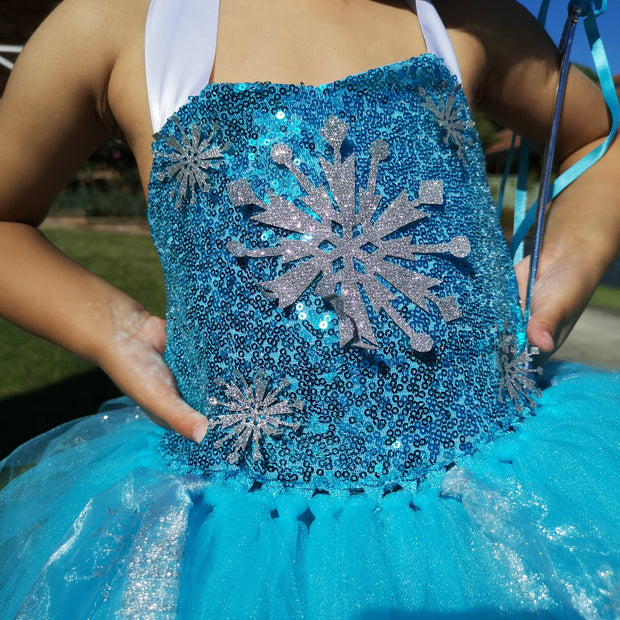 Frozen Elsa Enchanting tutu dress for Birthday, Princess Party Magical Outfits