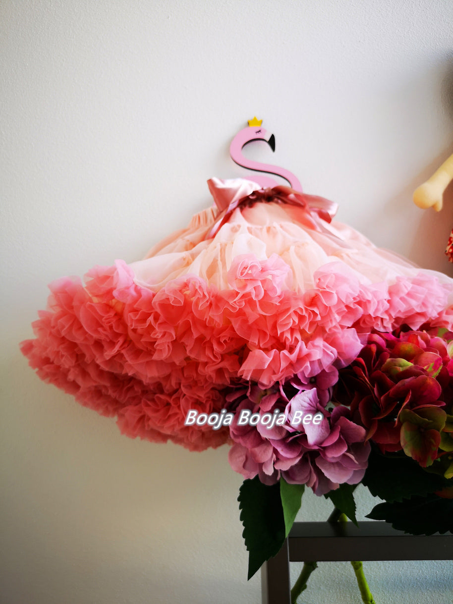 Wild Rose Fluffy Petti skirt 1st Tutu, Swirl & Twirl birthday baby skirt