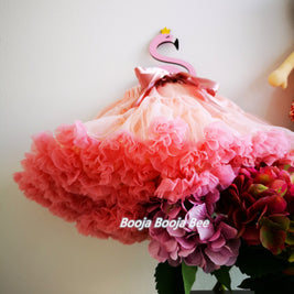 Wild Rose Fluffy Petti skirt 1st Tutu, Swirl & Twirl birthday baby skirt