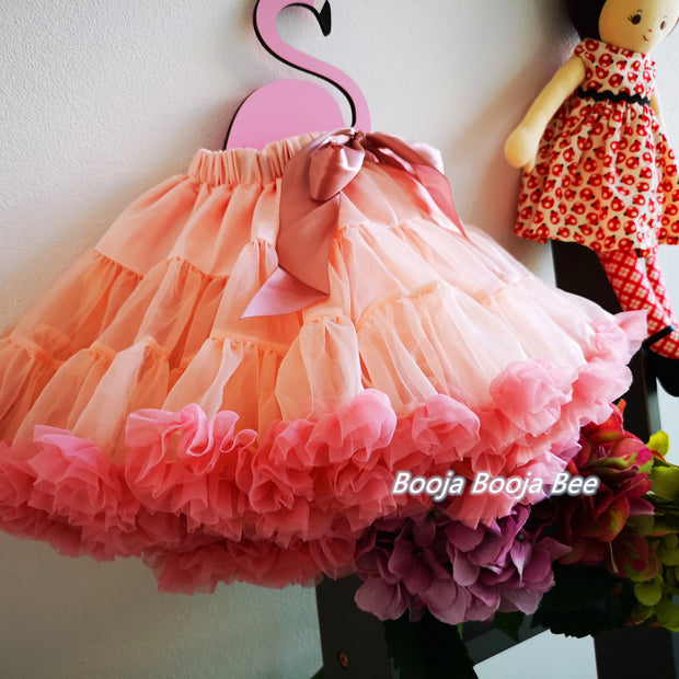 Wild Rose Fluffy Petti skirt 1st Tutu, Swirl & Twirl birthday baby skirt