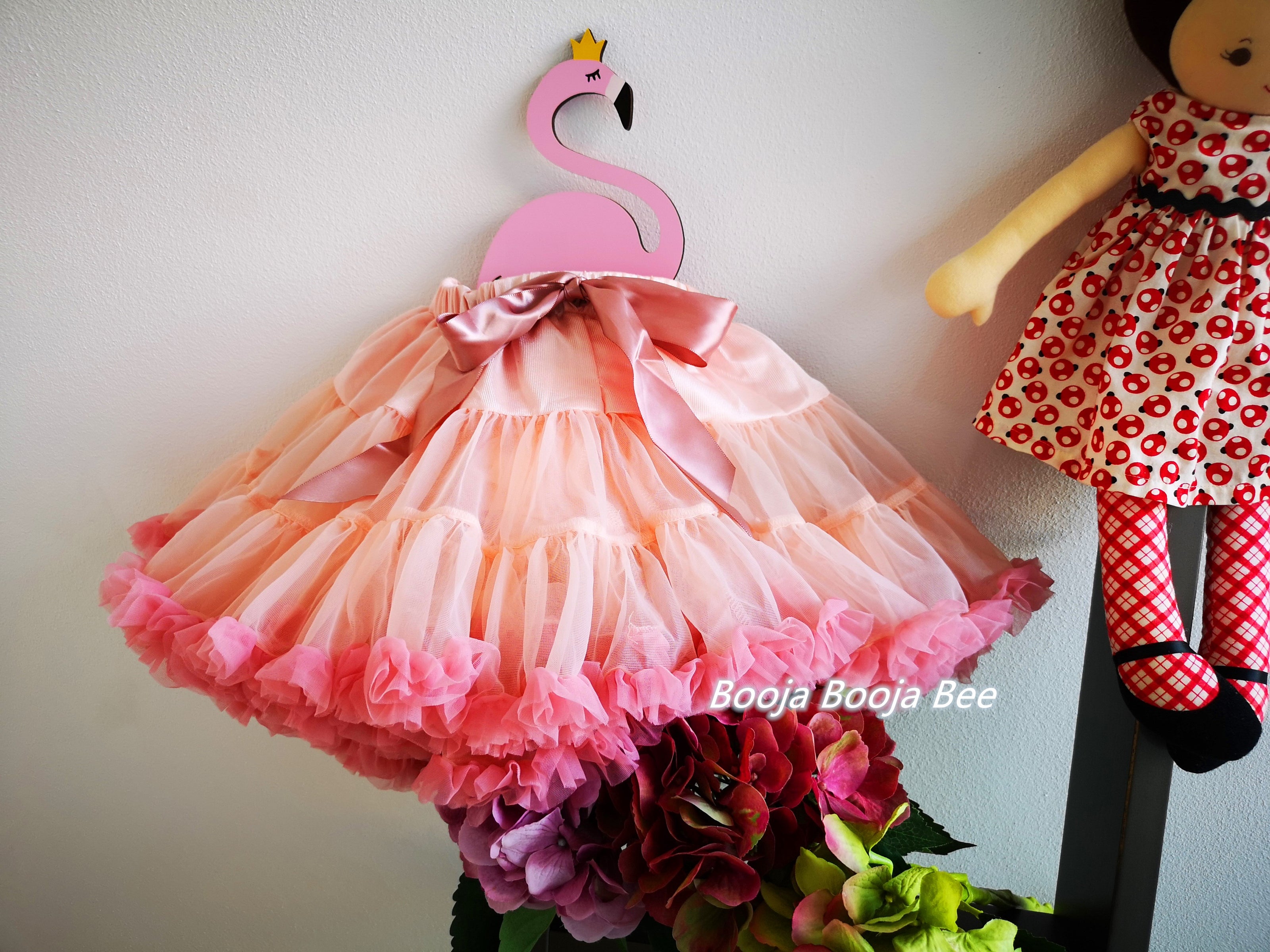 Wild Rose Fluffy Petti skirt 1st Tutu, Swirl & Twirl birthday baby skirt