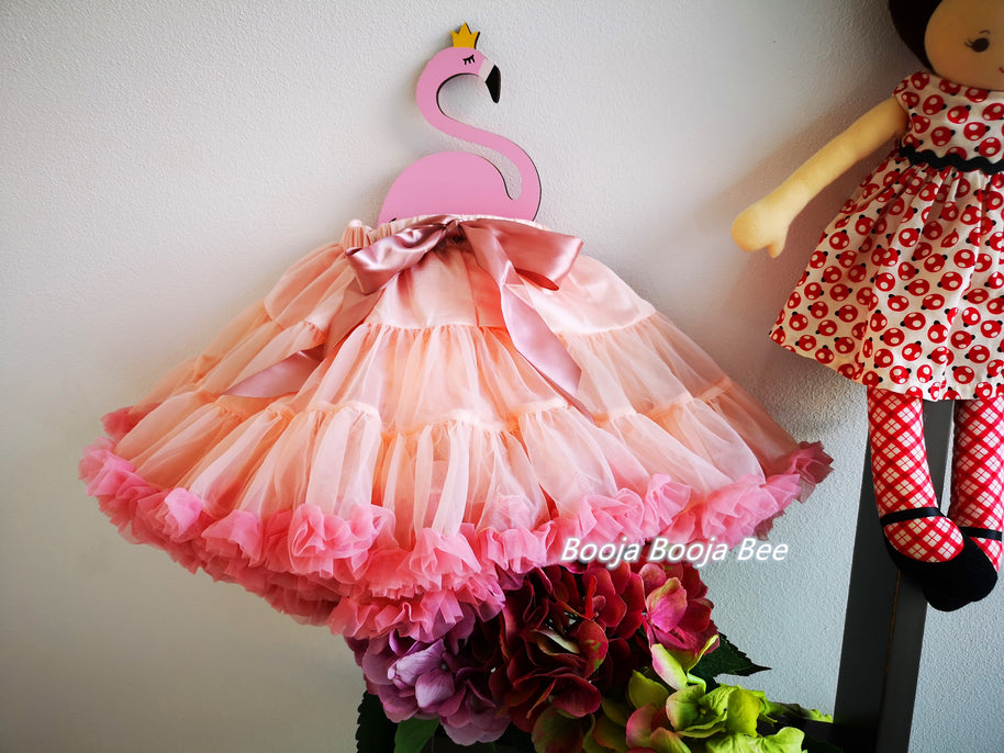 Wild Rose Fluffy Petti skirt 1st Tutu, Swirl & Twirl birthday baby skirt