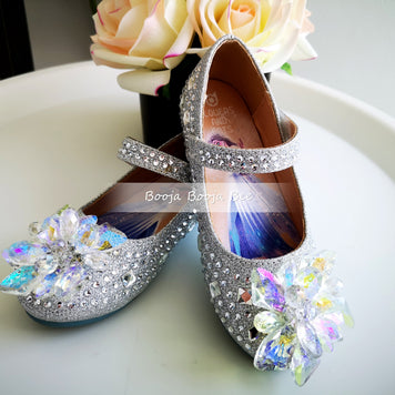 Frozen Elsa rhinestones princess magic shoes