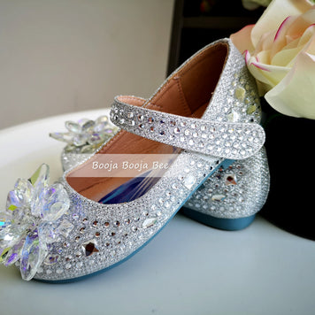 Frozen Elsa rhinestones princess magic shoes