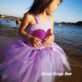 Girls 1st sea purple mermaid tutu dress, Deep in the sea party