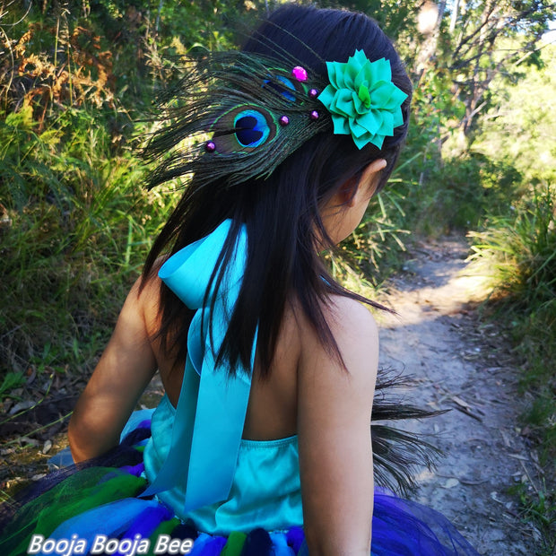 Luxury Girl sequins Peacock tutu dress, Animal party girls costume sets