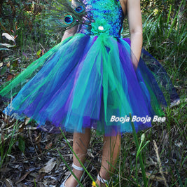 Luxury Girl sequins Peacock tutu dress, Animal party girls costume sets