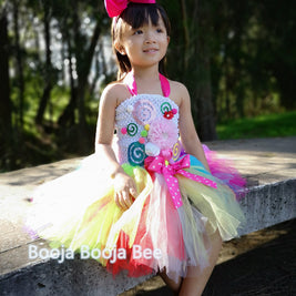 Lollipop Candy tutu rainbow dress, Candy themed birthday costume