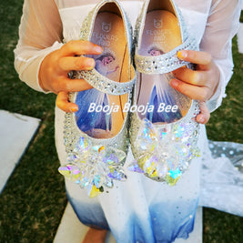Frozen Elsa rhinestones princess magic shoes