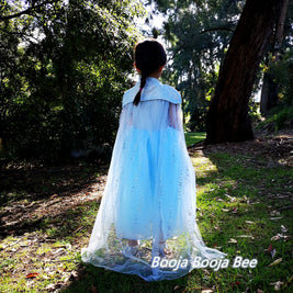 Frozen Elsa birthday costume, Disney princess party dress, girls aged 2-11