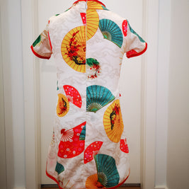 Fancy Qipao Cheongsam for girls,  Chinese short sleeves traditional dress