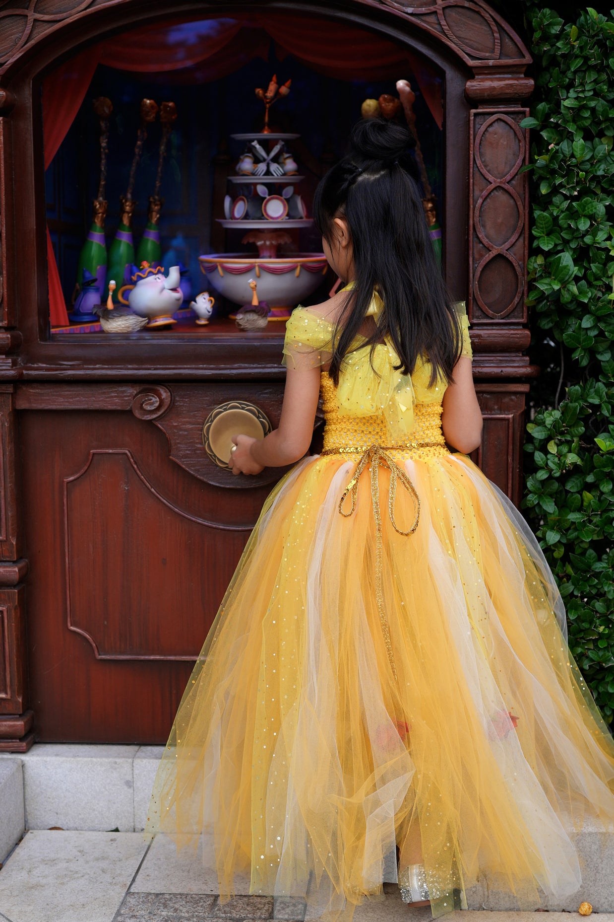 Beauty and the Beast Belle luxury princess party tutu dress