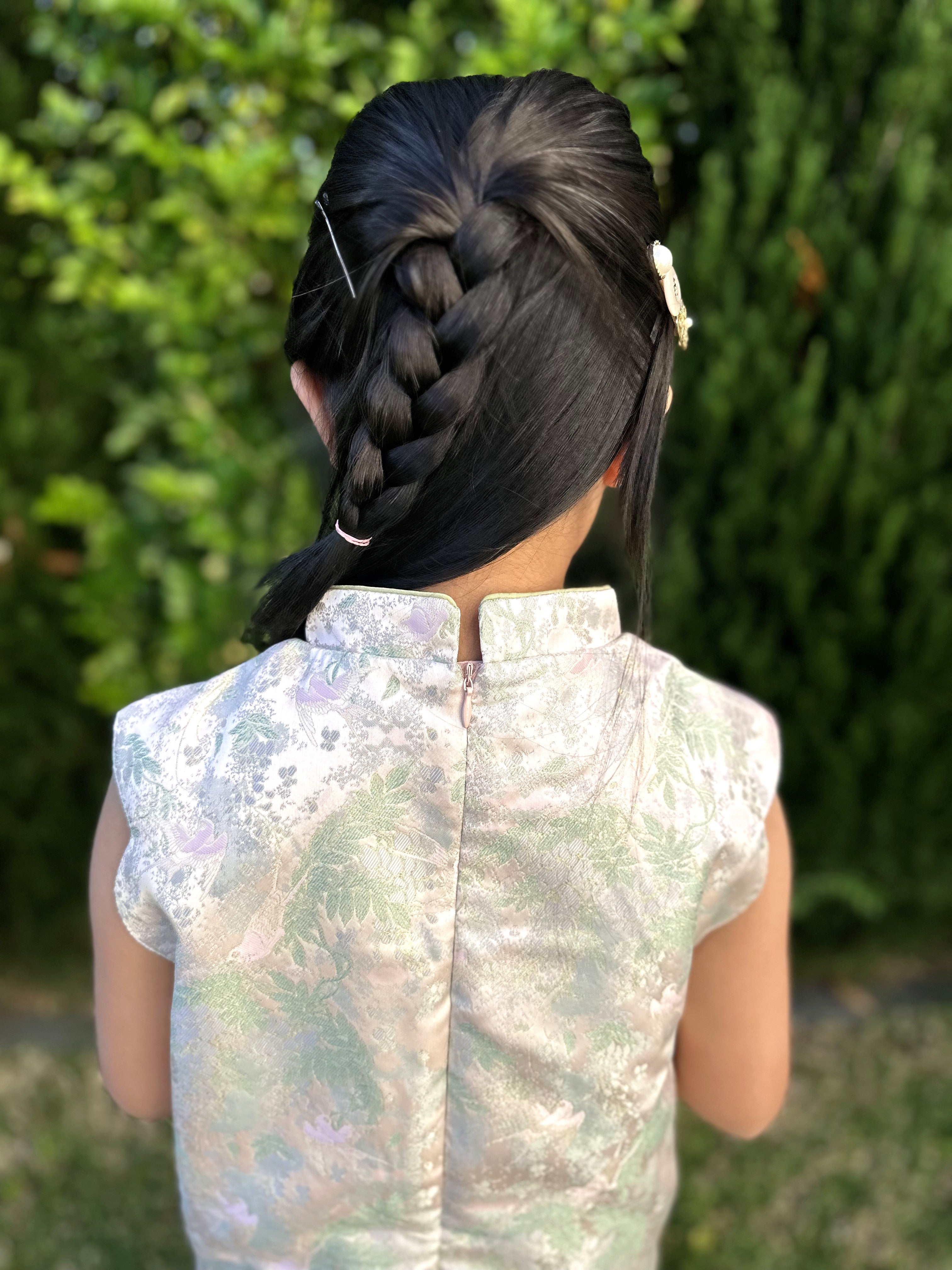 Fairy tale of Jade pool Qipao, Luxurious pink Cheongsam for Chinese New Year, Harmony day outfits, Chinese culture girls wear