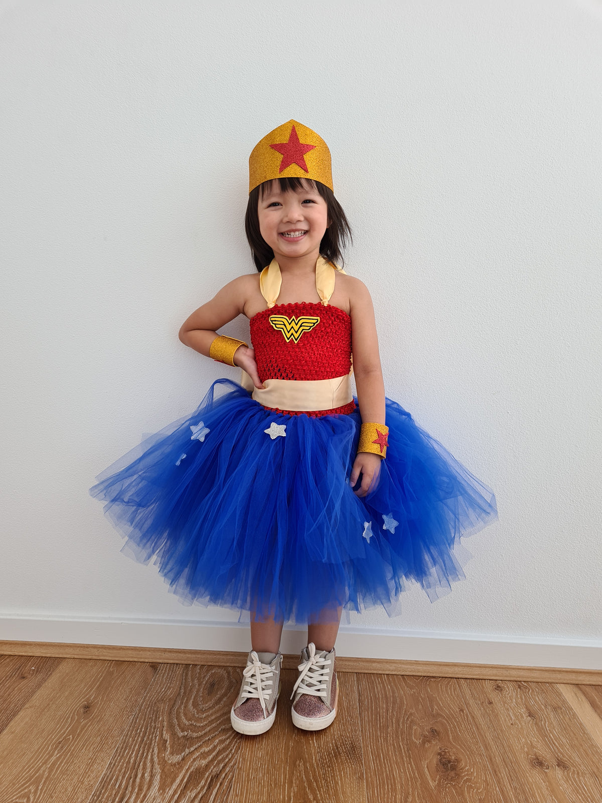 Girls' Wonder Woman Tutu Dress Costume