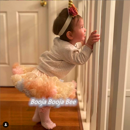 Baby girl 1st Rainbow tutu skirt, Toddler Playful Pastel skirt