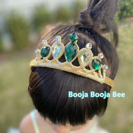 Princess Tiana costume sleeveless costume dress, The Frog movie cosplay