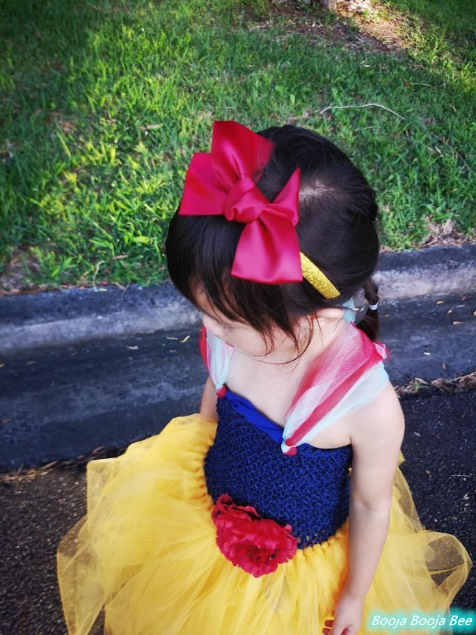 Snow White tutu dress, costume, birthday, photo shoot, Halloween, tulle, princess party, pre-order