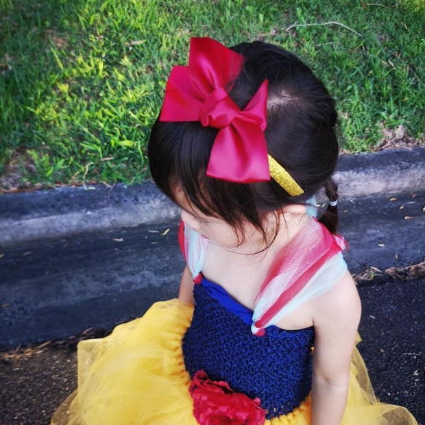 Snow White tutu dress, costume, birthday, photo shoot, Halloween, tulle, princess party, pre-order