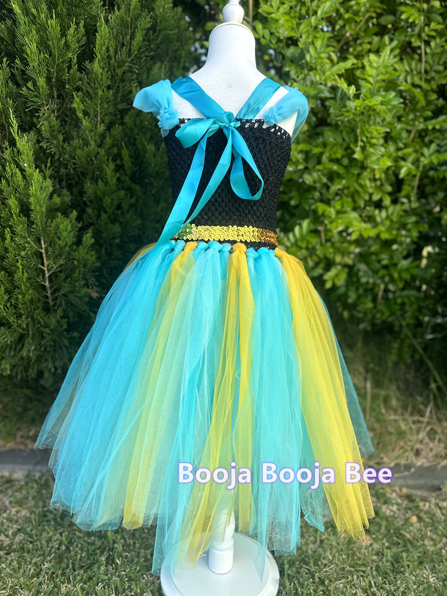 Frozen Anna toddler baby tutu 1st birthday，Princess costume tulle dress，Aged 0-10