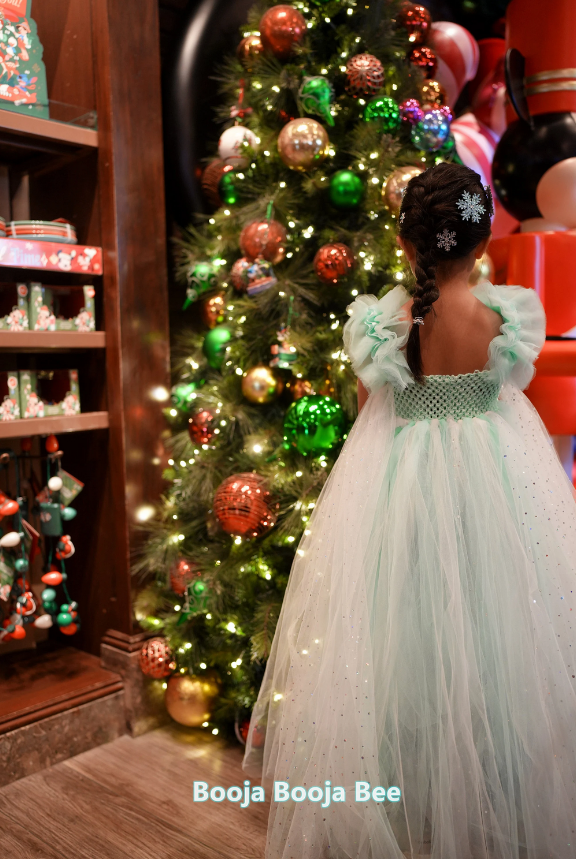 Frozen Elsa Green Mint tutu dress, Party Queen dress