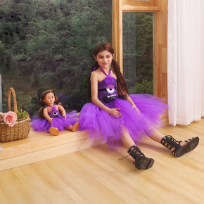 Purple Evil Minions inpsired birthday party tutu dress, Despicable me cute costume outfits